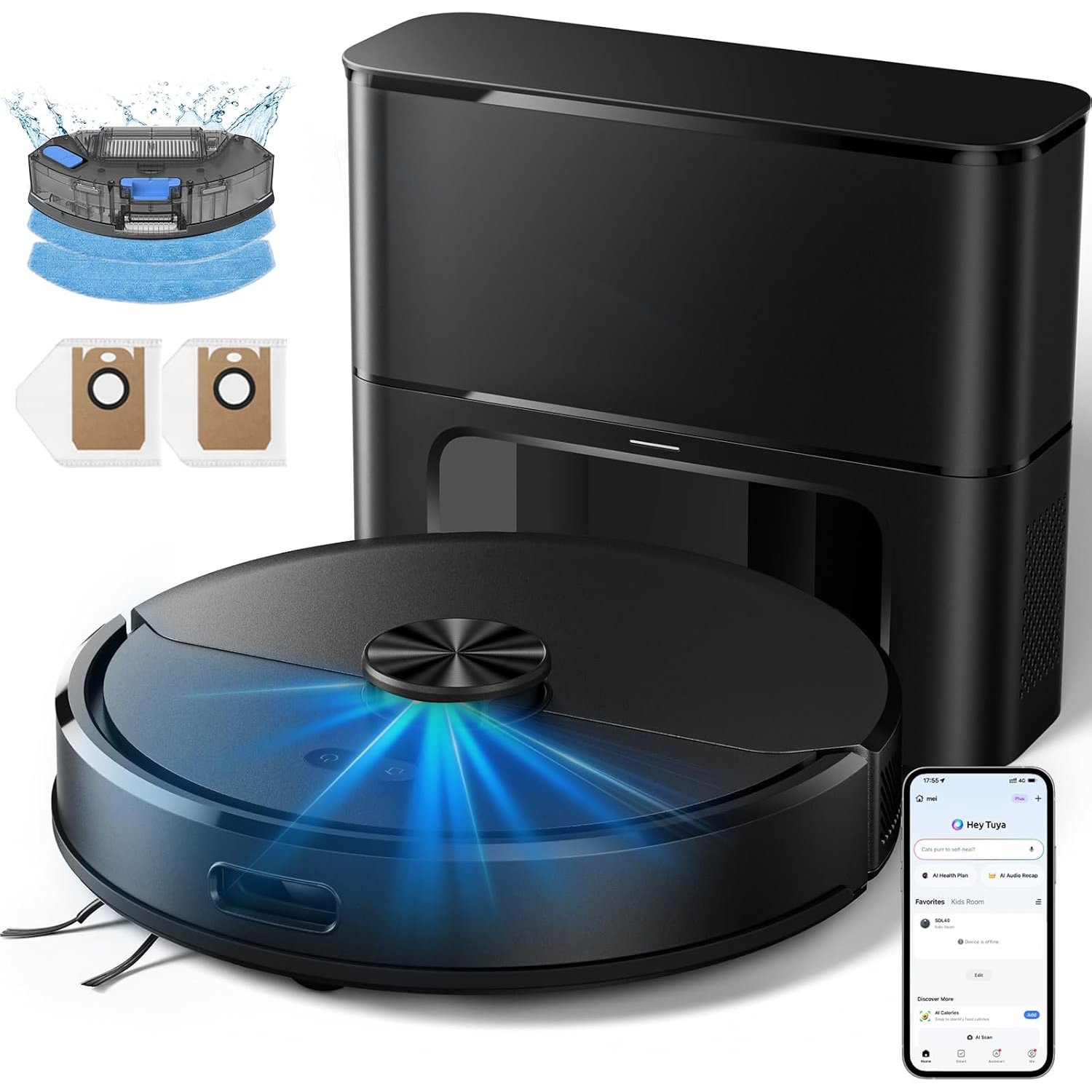kilgone robot vacuum and mop​