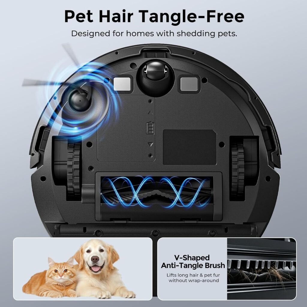 Kilgone Robot Vacuum anti-tangle brush