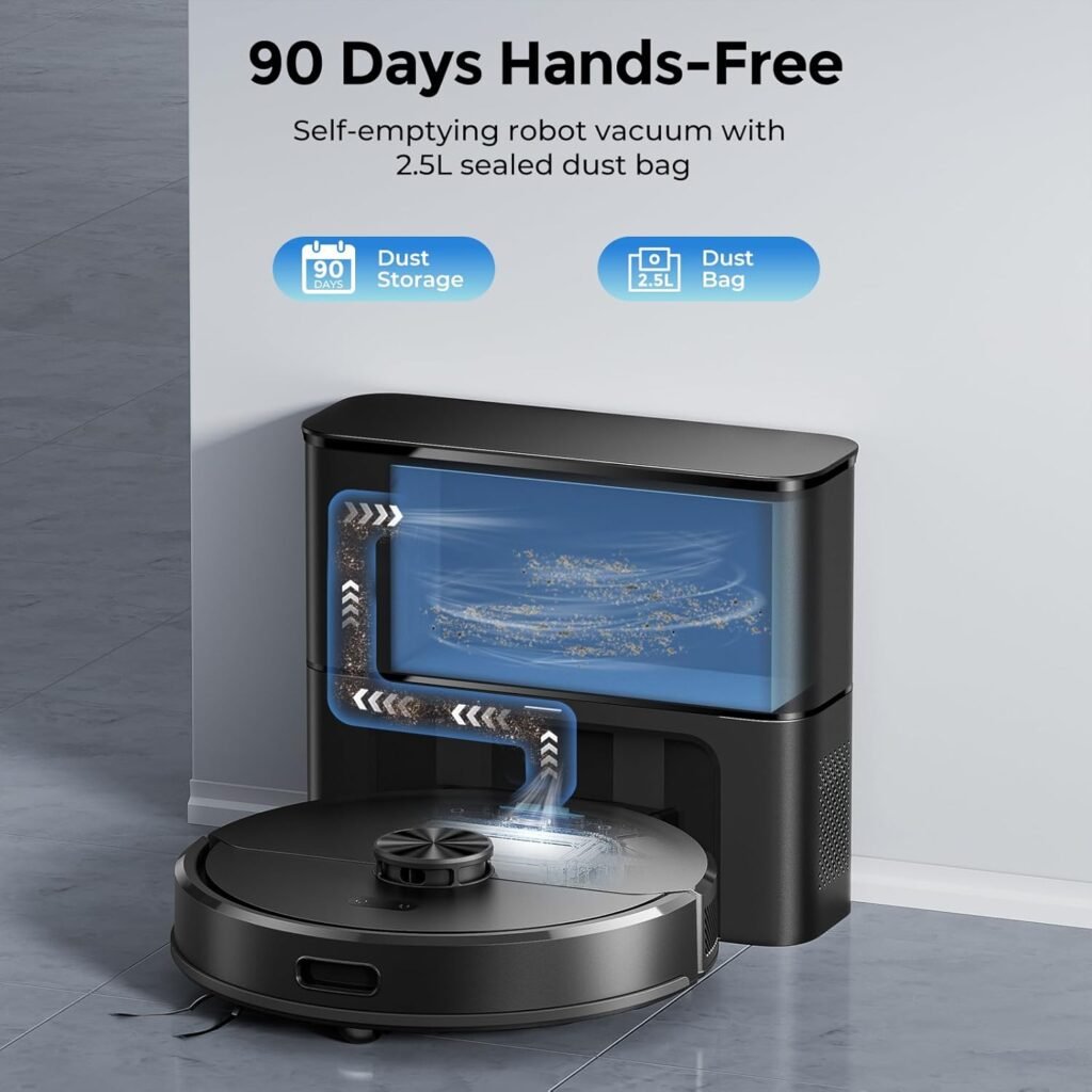 Kilgone Robot Vacuum Self-Emptying